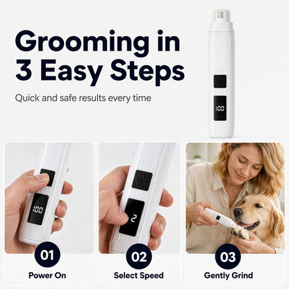 🐾Electric Pet Nail Grinder with LED Power Display