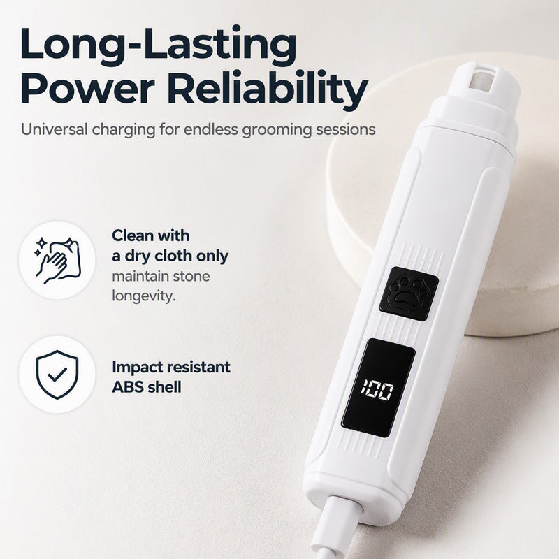 🐾Electric Pet Nail Grinder with LED Power Display