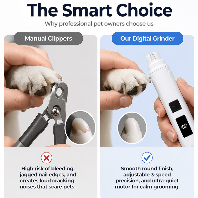 🐾Electric Pet Nail Grinder with LED Power Display