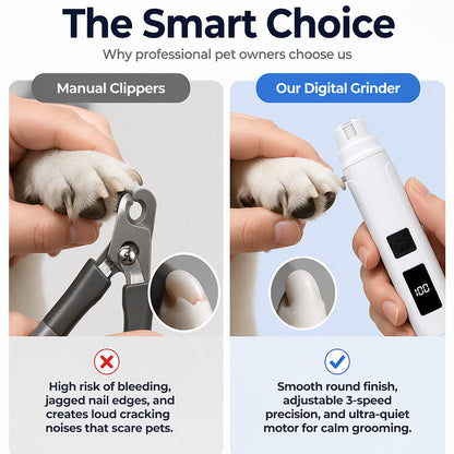 🐾Electric Pet Nail Grinder with LED Power Display