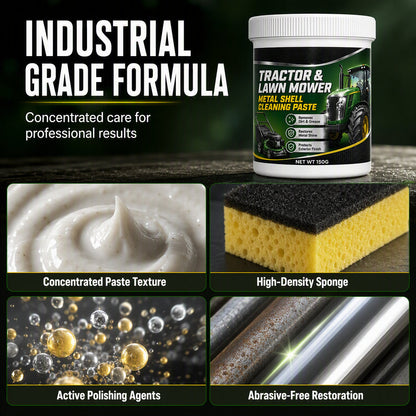 📢📢50% OFF !! ⏰Tractor & Lawn Mower Metal Surface Cleaning Paste