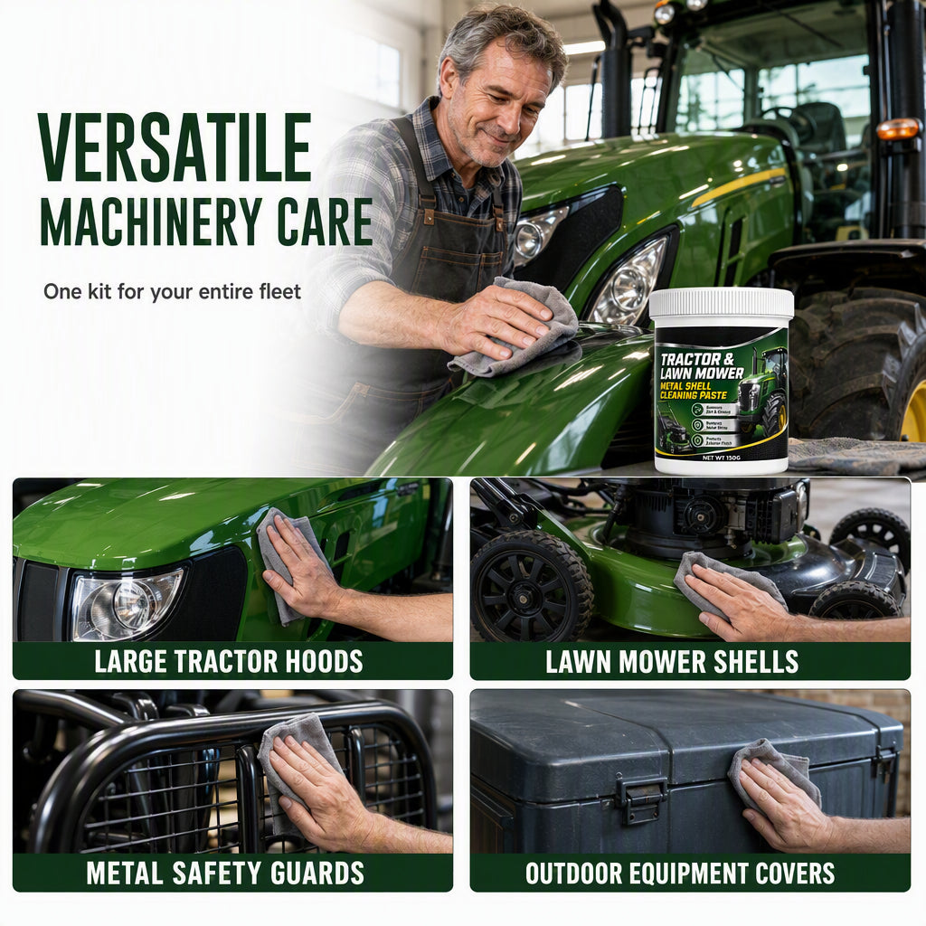 📢📢50% OFF !! ⏰Tractor & Lawn Mower Metal Surface Cleaning Paste
