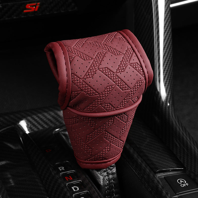 📢📢50% OFF !! ⏰Breathable Universal Car Gear Shift Knob Cover