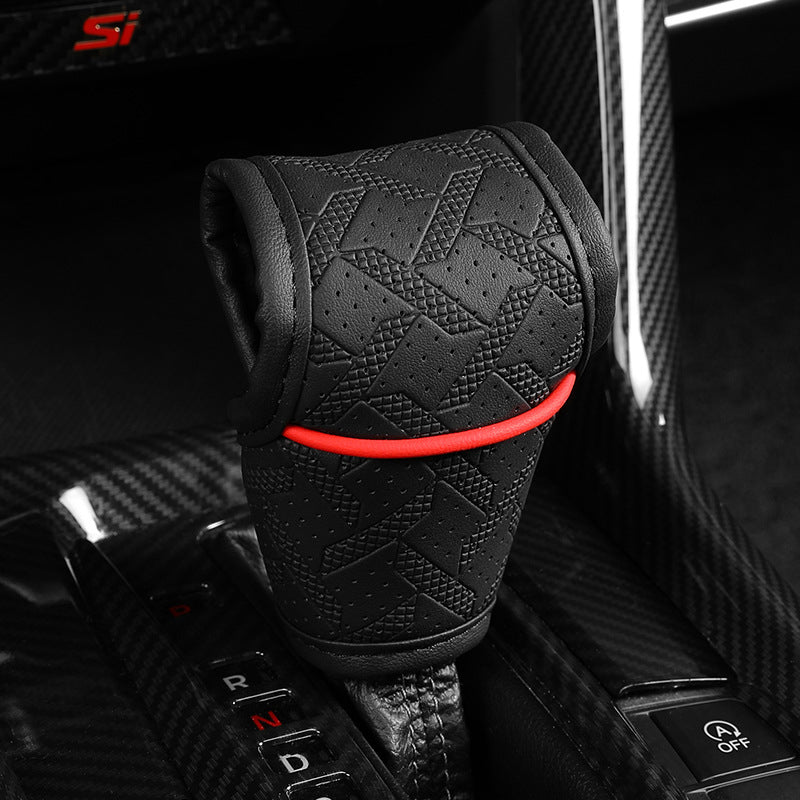 📢📢50% OFF !! ⏰Breathable Universal Car Gear Shift Knob Cover