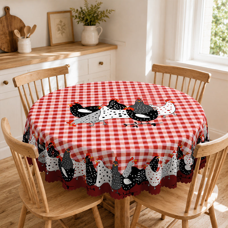 🎉 2026 Sale — Over 27,400 Sold!🐔 Farmhouse Rooster Tablecloth