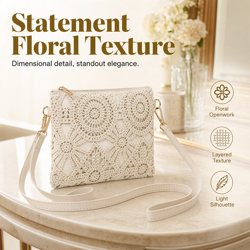 🎉 2026 Sale — Over 27,500 Sold!🌸 Versatile Floral Crossbody Bag