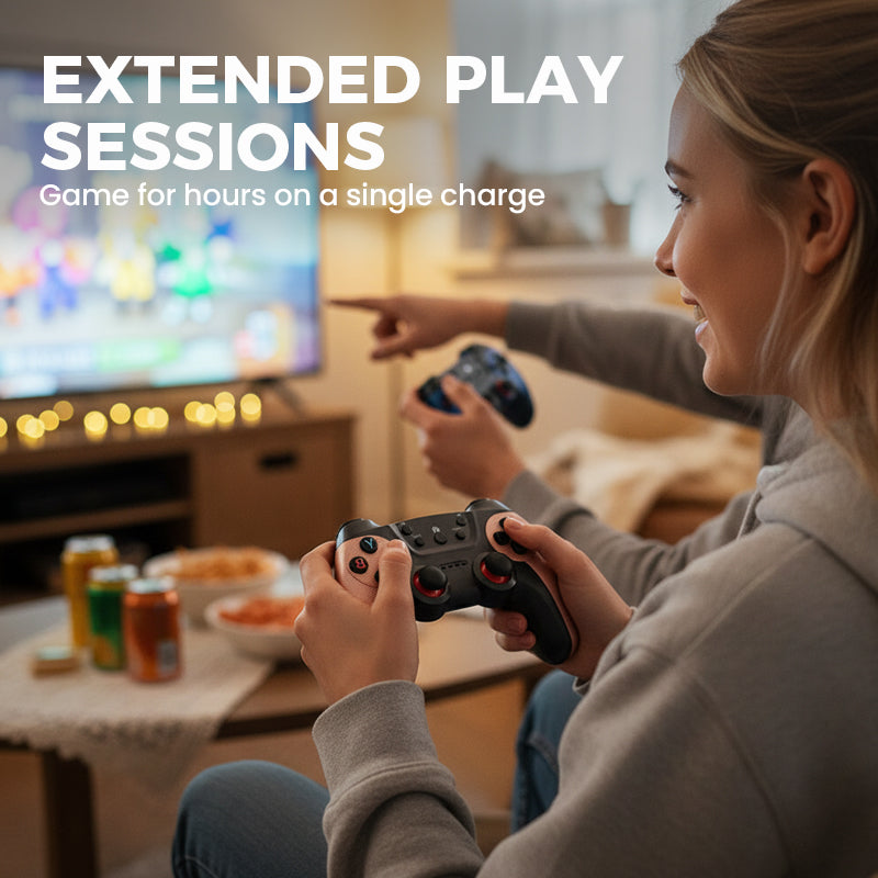 2.4G Wireless Gaming Controller for PC, Steam & PS3