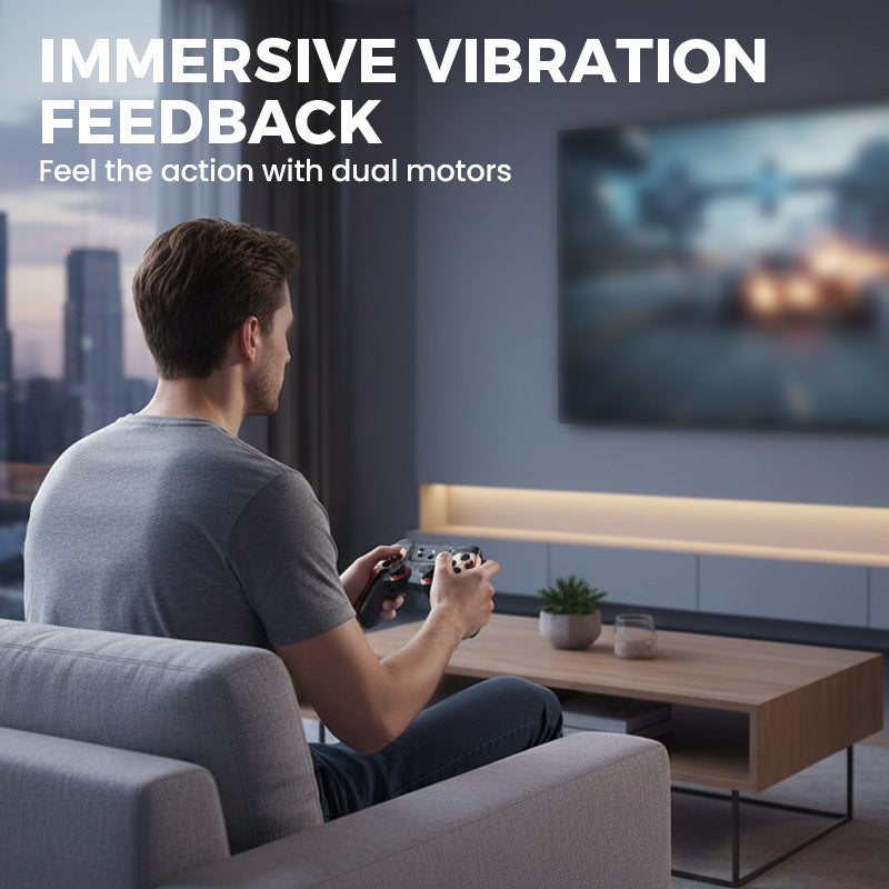 2.4G Wireless Gaming Controller for PC, Steam & PS3