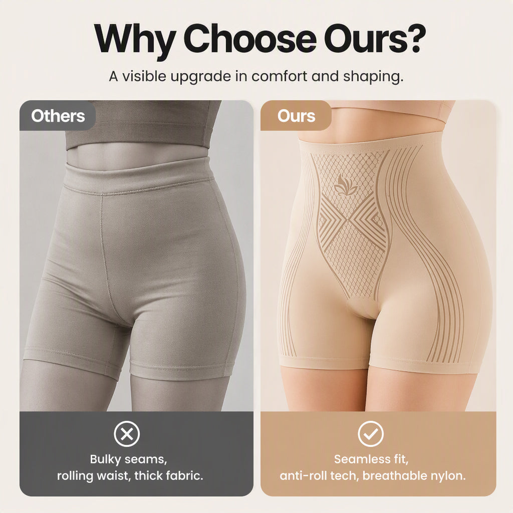🎁New Arrivals 50% OFF💥Women’s Seamless High Waisted Tummy Control Panties – Smooth Sculpting Fit For Everyday Confidence 🤍
