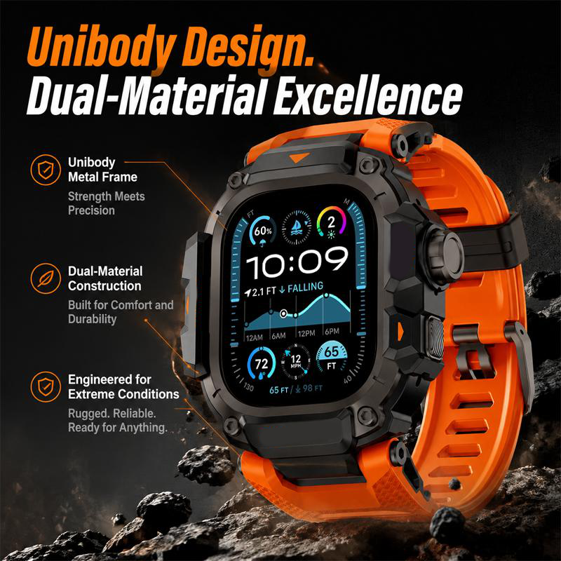 🎉 2026 Sale — Over 21,900 Sold!⌚ Rugged Protective Case with Strap for 49mm Smartwatch