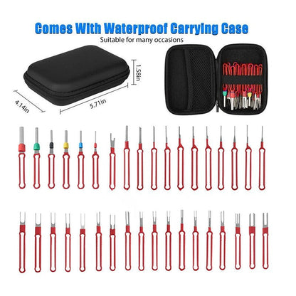 Stainless Steel Car Terminal Removal Tool Kit Wire Harness Extractor