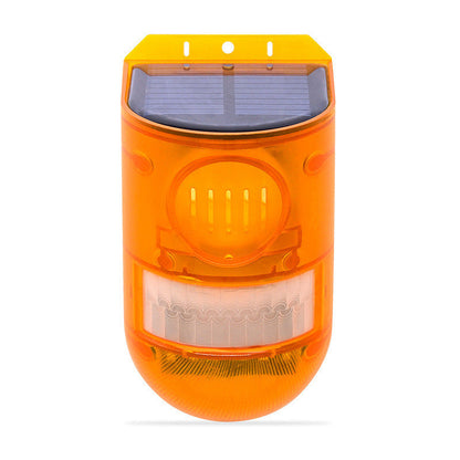 🛡️ Solar Ultrasonic Animal Scarer – 110° PIR Motion Sensor Detects Up to 8m