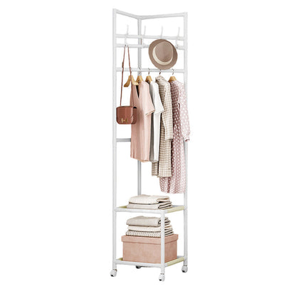 📢📢40% OFF !! ⏰🛏️ Stop Piling Clothes on Chairs – This Slim Rack Holds Coats, Bags & Folded Stuff Without Eating Up Floor Space 🏠✨