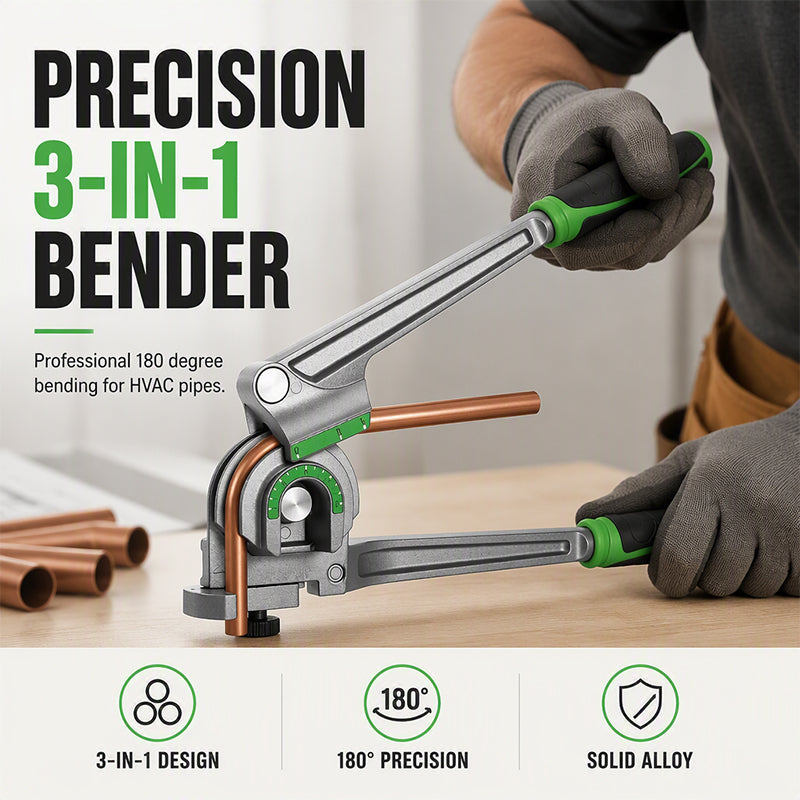 🎉 2026 Sale — Over 18,400 Sold!🔧 3‑in‑1 Manual Tubing Bender