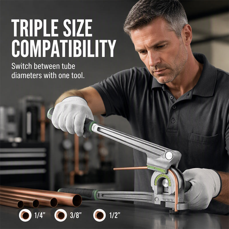 🎉 2026 Sale — Over 18,400 Sold!🔧 3‑in‑1 Manual Tubing Bender