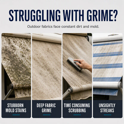 ✨Limited-time free cleaning cloths 🧹 🧴48% OFF! Outdoor Mildew Stain Cleaner – Spray on, wipes off mold instantly. Eco‑friendly, won‘t ruin waterproofing. Tent, awning, shower curtain – all like new! 🏕️💪