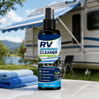 ✨Limited-time free cleaning cloths 🧹 🧴48% OFF! Outdoor Mildew Stain Cleaner – Spray on, wipes off mold instantly. Eco‑friendly, won‘t ruin waterproofing. Tent, awning, shower curtain – all like new! 🏕️💪