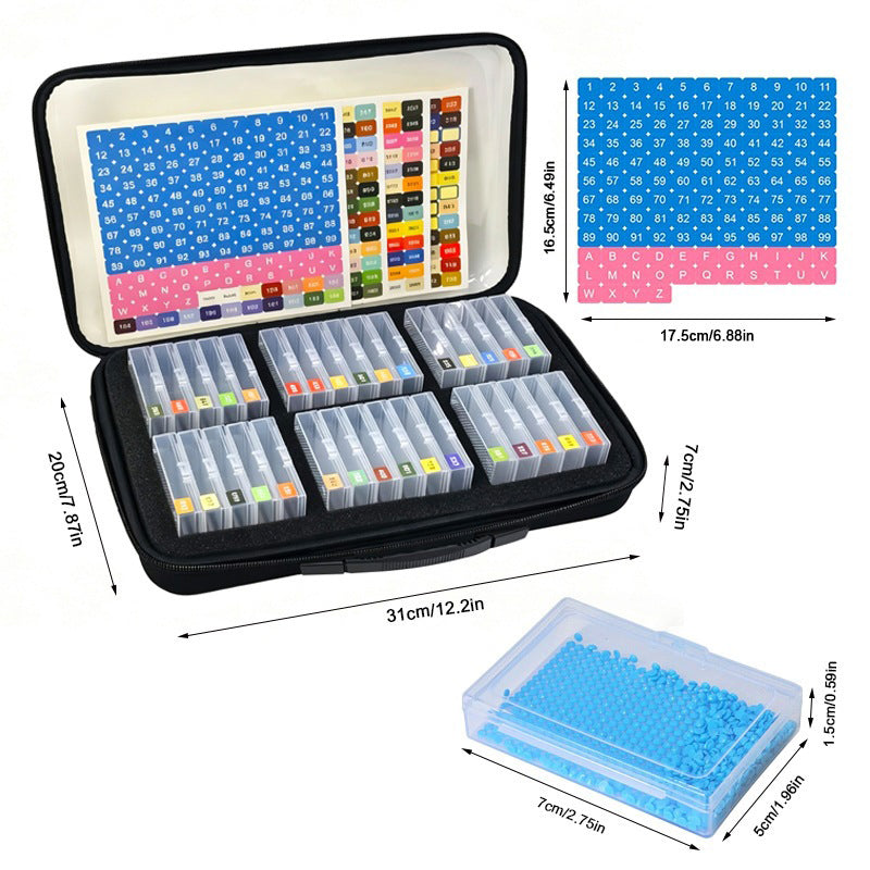 Diamond Art Accessories Container with Seamless Inner Boxes