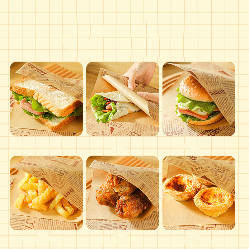 🥪Grease-Resistant Paper Bags for Sandwich Wrapping