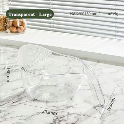 🍚 Wash Rice Without Losing a Grain – Fine Mesh Colander Bowl with Handle. UK Stock