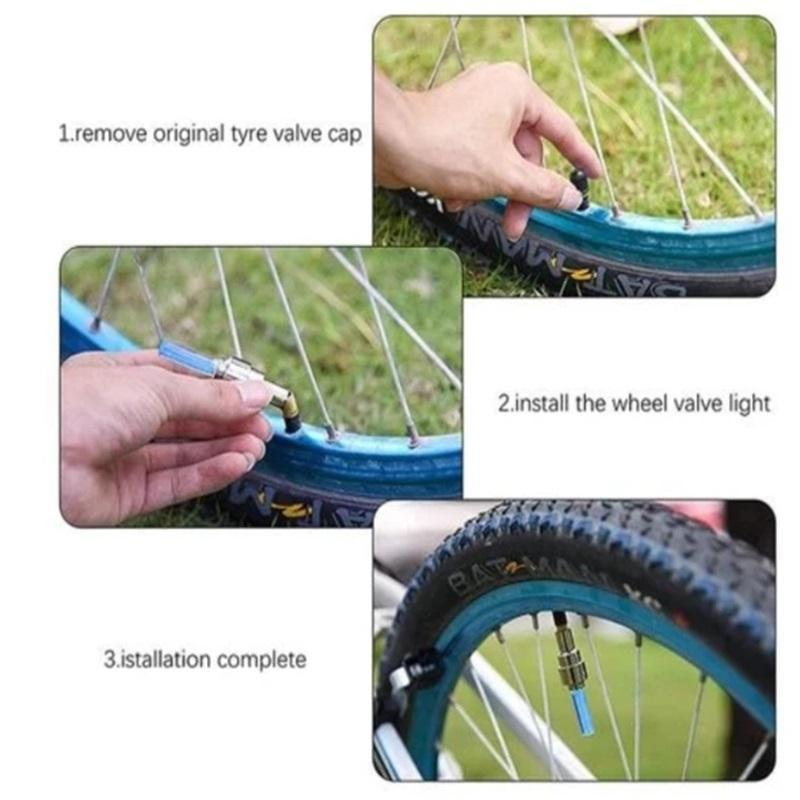 🚴 LIMITED-TIME 50% OFF! ⏰Turn Heads & Stay Safe – Weatherproof LED Tyre Lights with Long Battery Life
