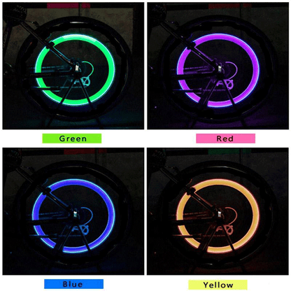 🚴 LIMITED-TIME 50% OFF! ⏰Turn Heads & Stay Safe – Weatherproof LED Tyre Lights with Long Battery Life