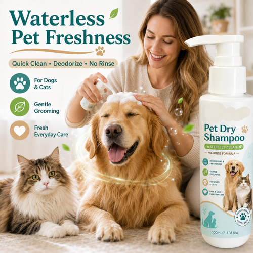 🥳2026 HOT SALE🥳💞50K+ Rinse-Free Pet Shampoo Mousse
