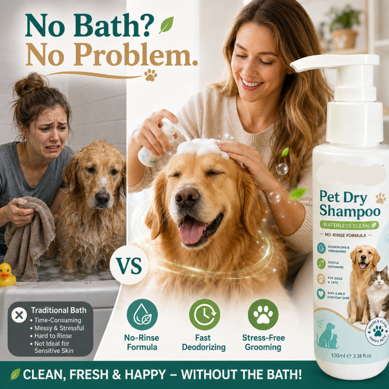 🥳2026 HOT SALE🥳💞50K+ Rinse-Free Pet Shampoo Mousse