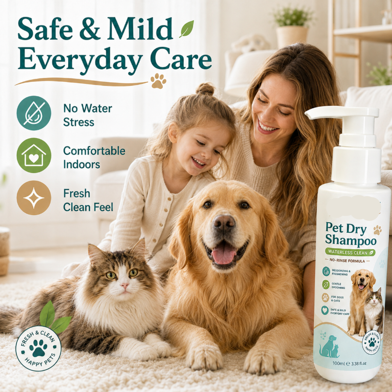 🥳2026 HOT SALE🥳💞50K+ Rinse-Free Pet Shampoo Mousse