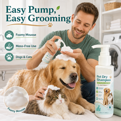 🥳2026 HOT SALE🥳💞50K+ Rinse-Free Pet Shampoo Mousse