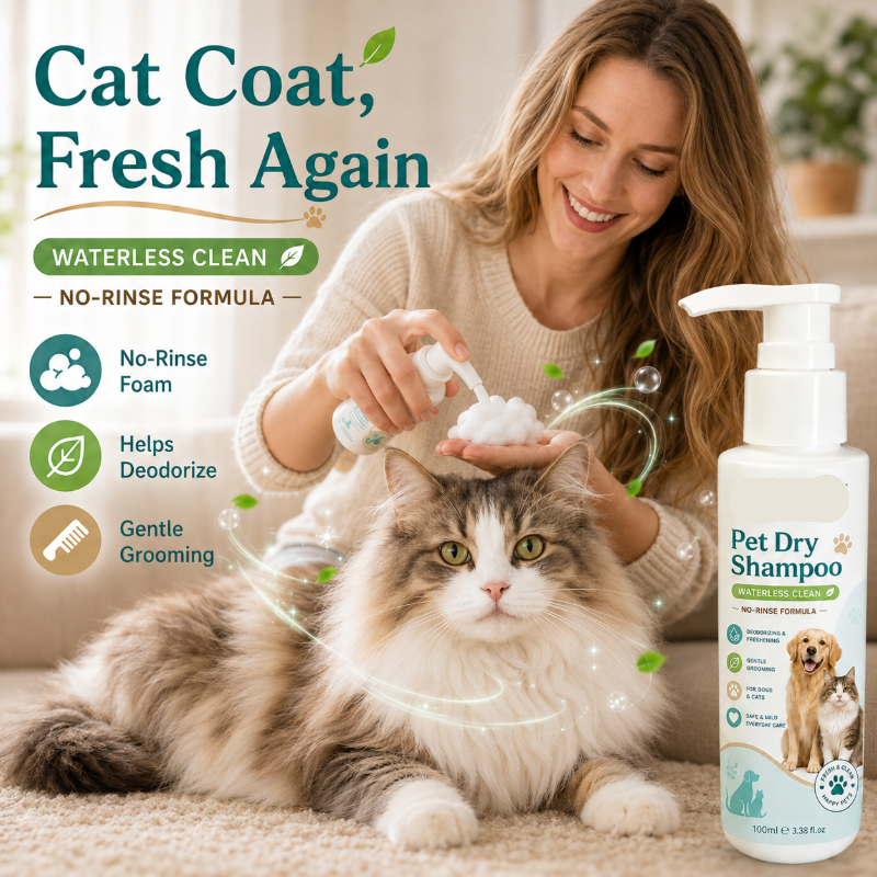 🥳2026 HOT SALE🥳💞50K+ Rinse-Free Pet Shampoo Mousse