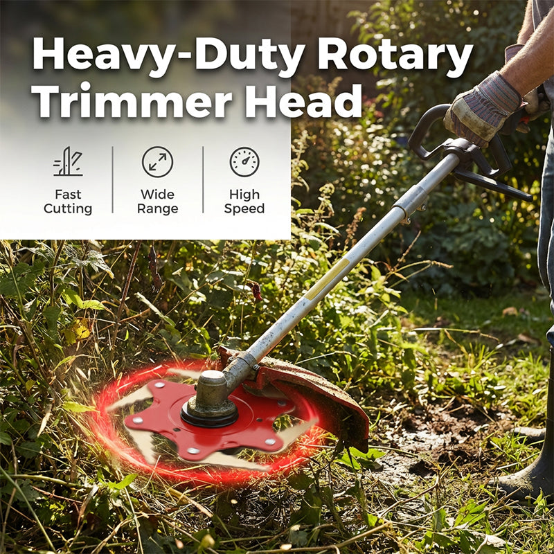 📢40% OFF !! ⏰2026 Sale 🖐️6-Blade Steel Trimmer Head