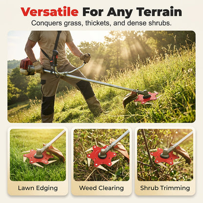 📢40% OFF !! ⏰2026 Sale 🖐️6-Blade Steel Trimmer Head