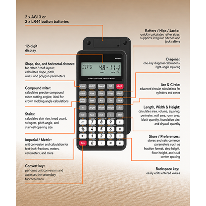 📢📢48% OFF !! ⏰Engineering Calculator with Writing Tablet