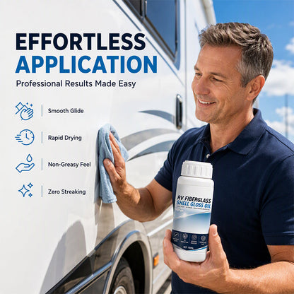 ✨ RV Fiberglass Gloss Oil Shine Restorer – UV‑Protective, Easy‑Apply, Long‑Lasting ✨