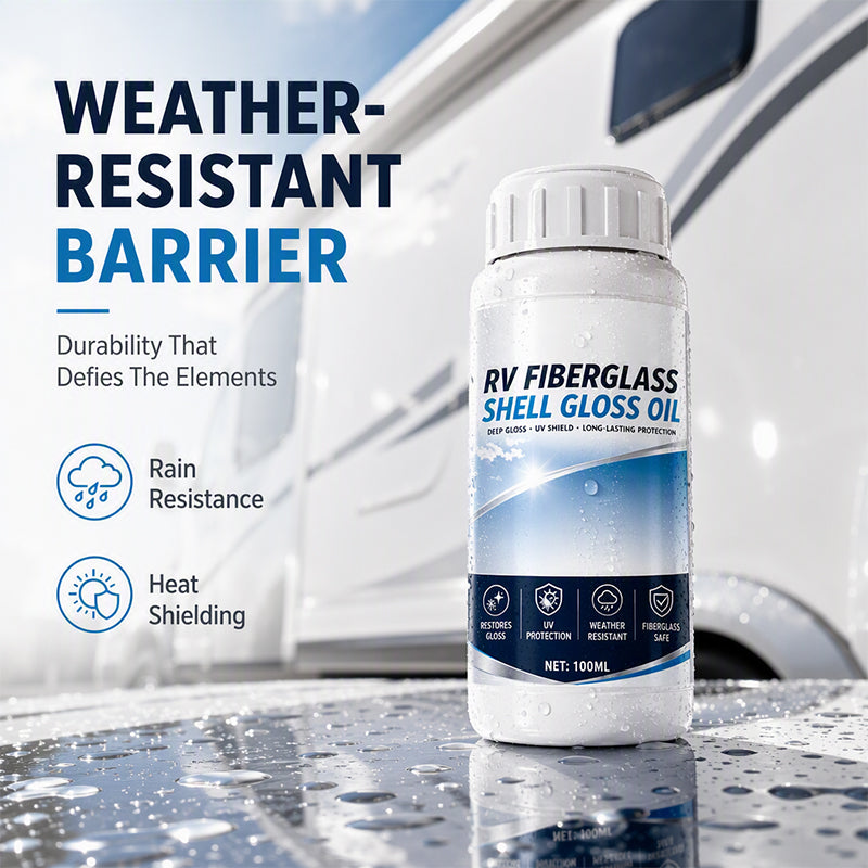 ✨ RV Fiberglass Gloss Oil Shine Restorer – UV‑Protective, Easy‑Apply, Long‑Lasting ✨