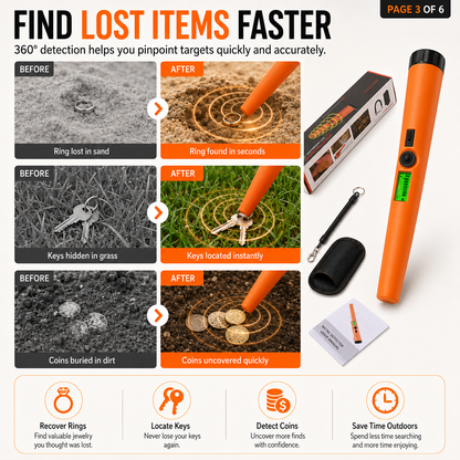 ⏳Limited-time 48% off⏰High Sensitivity Handheld Metal Detector