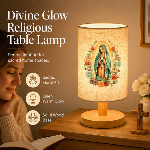 🕯️48% OFF NOW! ✨ Virgin Mary Wooden Table Lamp – Sacred Art, Soft Glow & Solid Wood – For Prayer, Meditation & Home Decor 🏠
