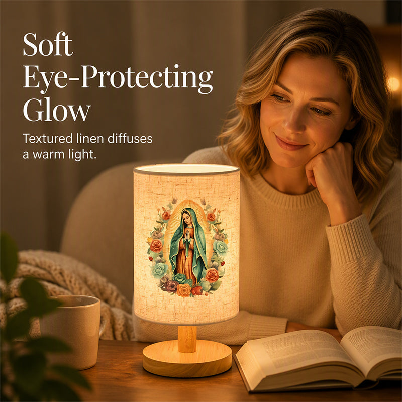 🕯️48% OFF NOW! ✨ Virgin Mary Wooden Table Lamp – Sacred Art, Soft Glow & Solid Wood – For Prayer, Meditation & Home Decor 🏠