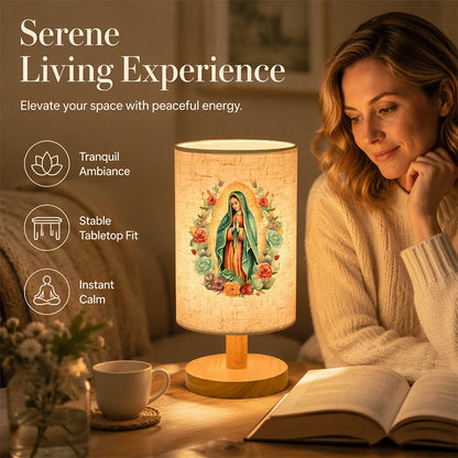 🕯️48% OFF NOW! ✨ Virgin Mary Wooden Table Lamp – Sacred Art, Soft Glow & Solid Wood – For Prayer, Meditation & Home Decor 🏠