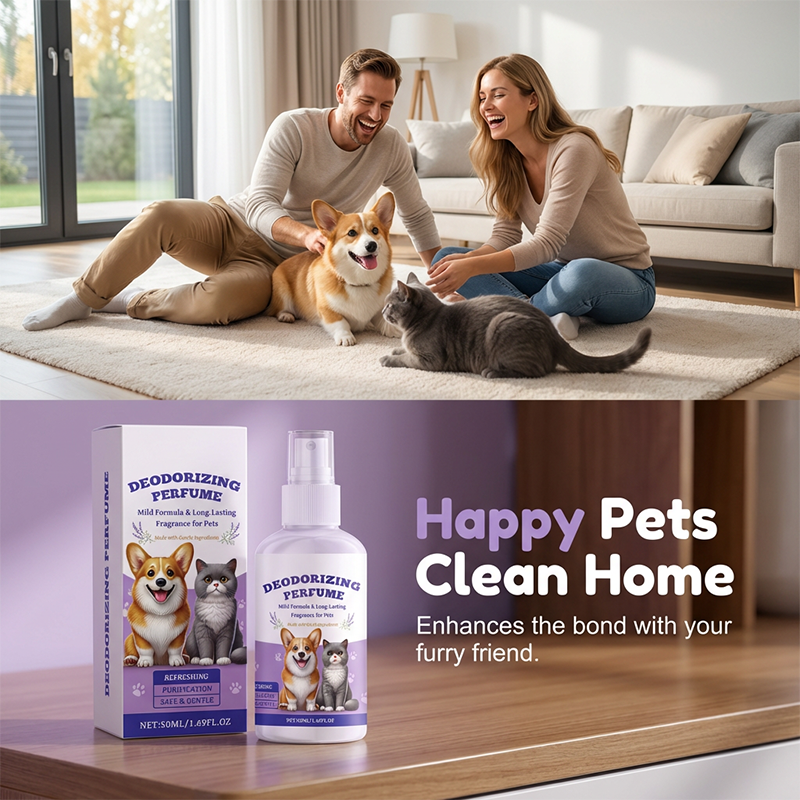 🌸 Fragrant, deodorizing spray for pets
