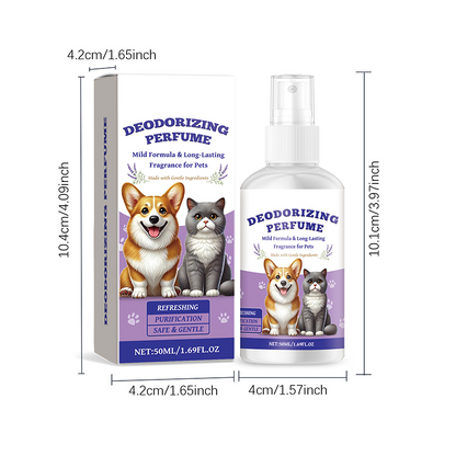🌸 Fragrant, deodorizing spray for pets