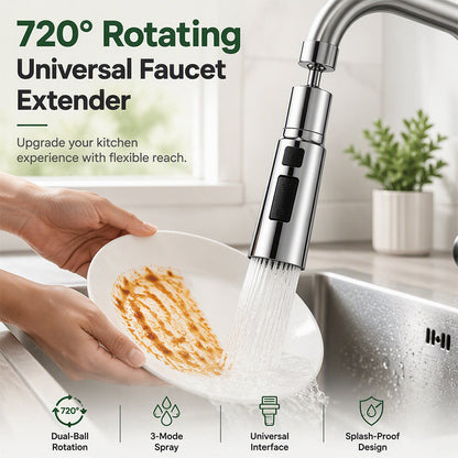 ⏳🔥LIMITED-TIME 49% OFF! ⏰Universal Rotating Kitchen Faucet Nozzle