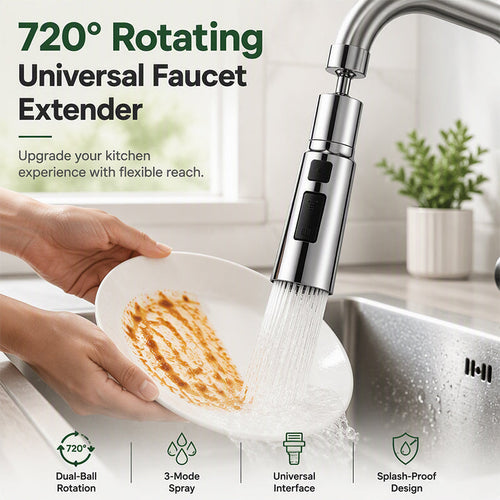 ⏳🔥LIMITED-TIME 49% OFF! ⏰Universal Rotating Kitchen Faucet Nozzle