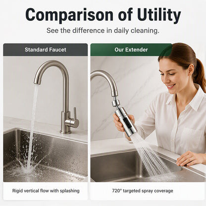 ⏳🔥LIMITED-TIME 49% OFF! ⏰Universal Rotating Kitchen Faucet Nozzle