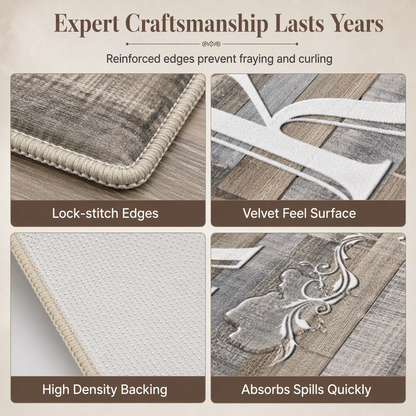 ⏳Time-Limited Special⏰Non‑Slip Velvet Floor Mats – Crystal soft & grip‑secure 🛋️✨