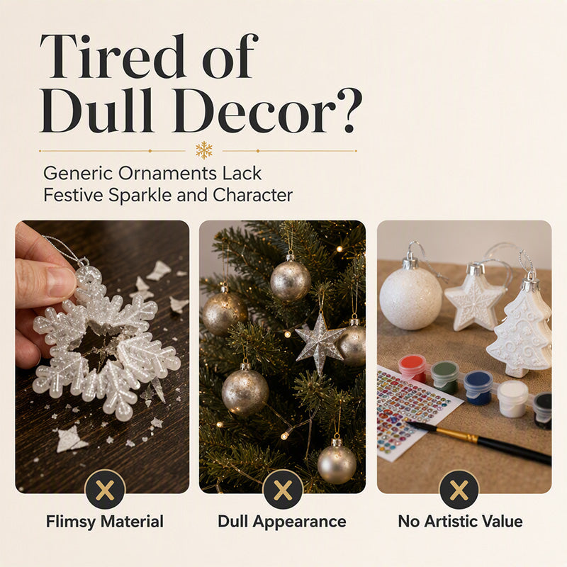 🎄48% OFF! 5D DIY Christmas Ornament – Sparkling Beads & Acrylic, 3D Glow, Easy to Make. Perfect for the Tree, Window & Gifts! ✨🎁