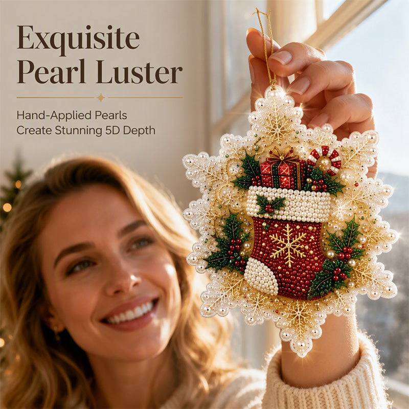 🎄48% OFF! 5D DIY Christmas Ornament – Sparkling Beads & Acrylic, 3D Glow, Easy to Make. Perfect for the Tree, Window & Gifts! ✨🎁
