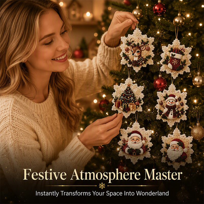 🎄48% OFF! 5D DIY Christmas Ornament – Sparkling Beads & Acrylic, 3D Glow, Easy to Make. Perfect for the Tree, Window & Gifts! ✨🎁
