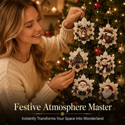 🎄48% OFF! 5D DIY Christmas Ornament – Sparkling Beads & Acrylic, 3D Glow, Easy to Make. Perfect for the Tree, Window & Gifts! ✨🎁